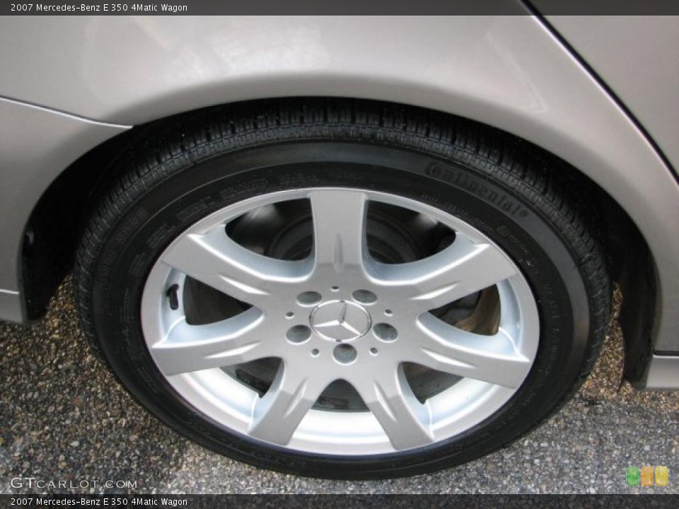 2007 Mercedes-Benz E 350 4Matic Wagon Wheel and Tire Photo #41806455