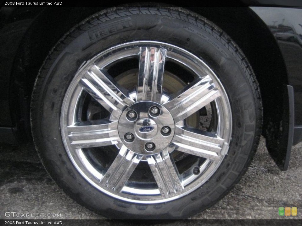 2008 Ford Taurus Limited AWD Wheel and Tire Photo #41819027
