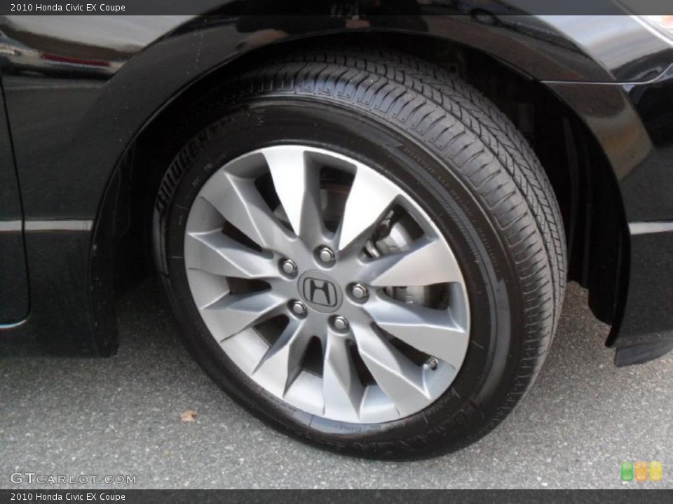 2010 Honda Civic EX Coupe Wheel and Tire Photo #41819063