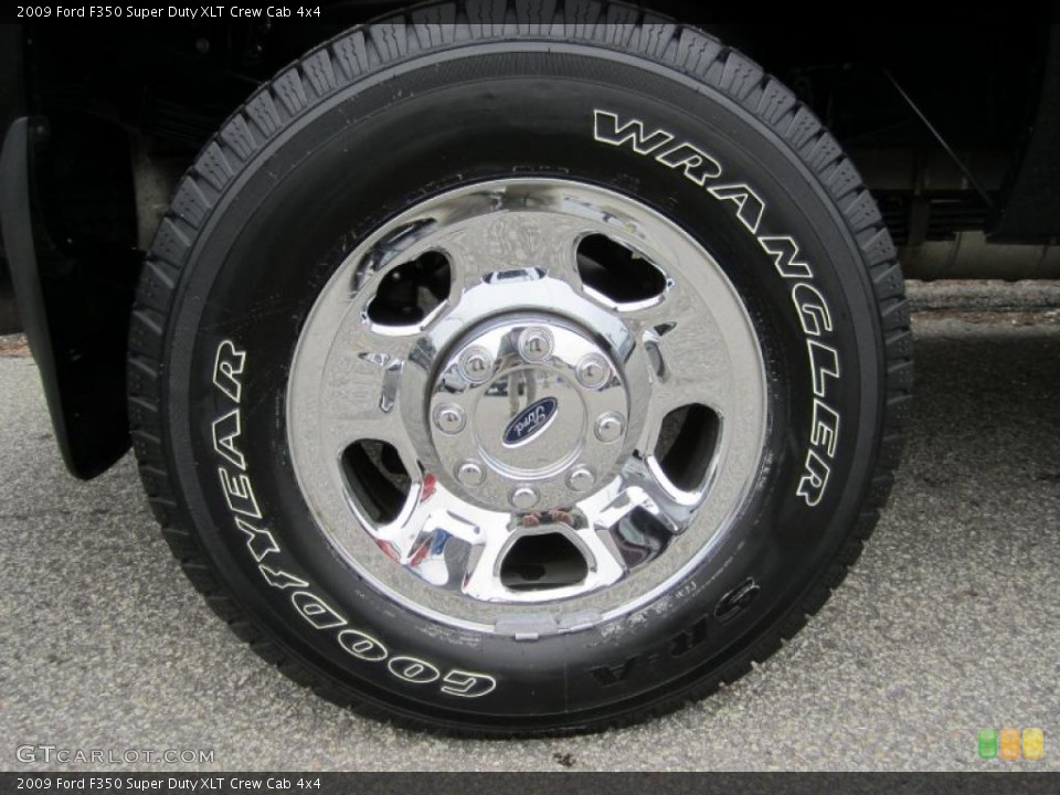 2009 Ford F350 Super Duty XLT Crew Cab 4x4 Wheel and Tire Photo #41819327