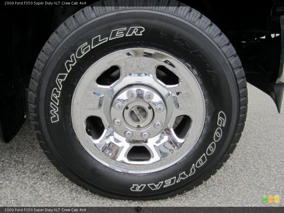2009 Ford F350 Super Duty XLT Crew Cab 4x4 Wheel and Tire Photo #41819343