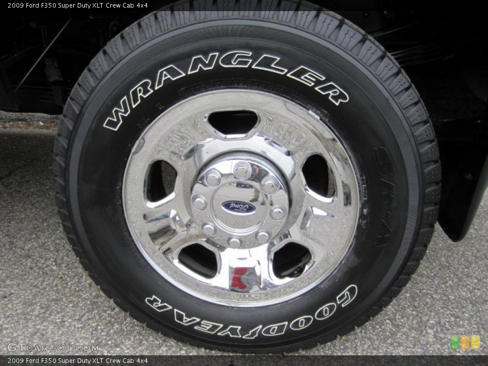 2009 Ford F350 Super Duty XLT Crew Cab 4x4 Wheel and Tire Photo #41819443