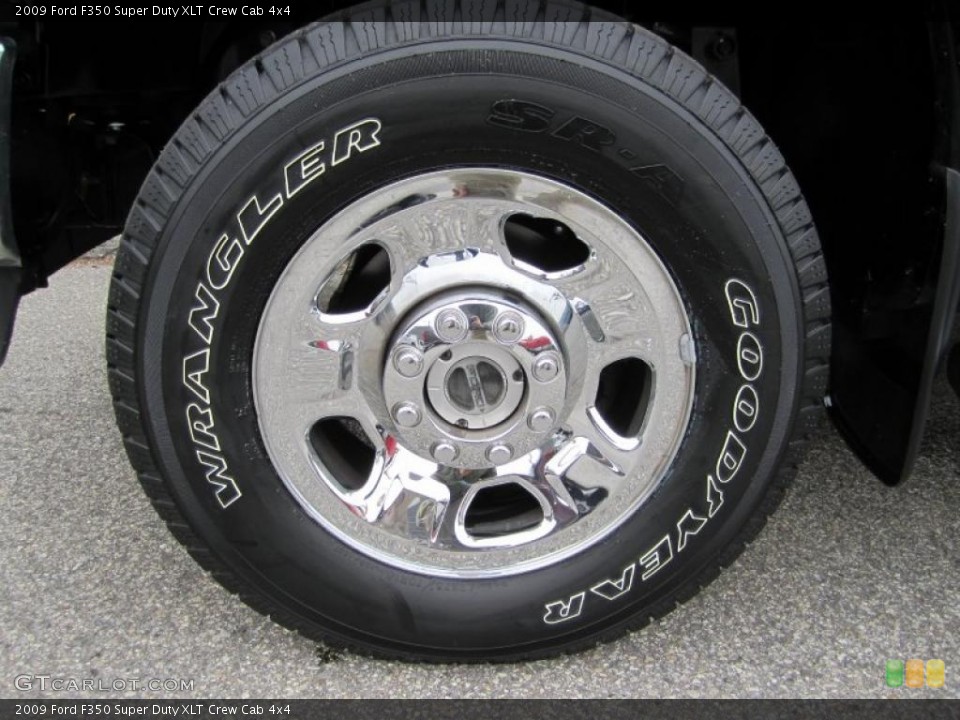 2009 Ford F350 Super Duty XLT Crew Cab 4x4 Wheel and Tire Photo #41819459