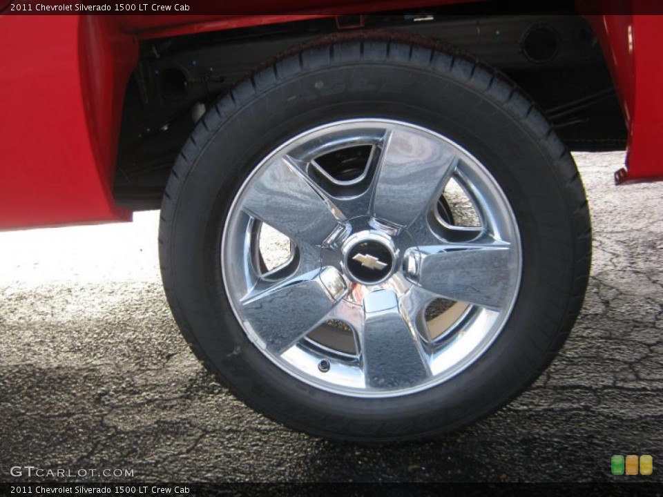 2011 Chevrolet Silverado 1500 LT Crew Cab Wheel and Tire Photo #41837554