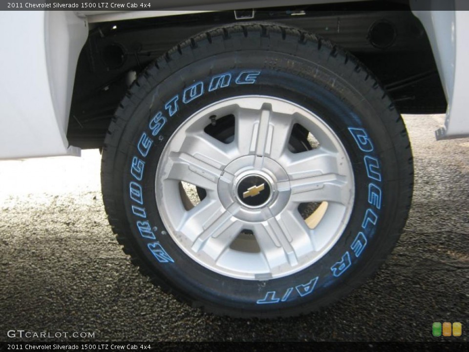 2011 Chevrolet Silverado 1500 LTZ Crew Cab 4x4 Wheel and Tire Photo #41838040