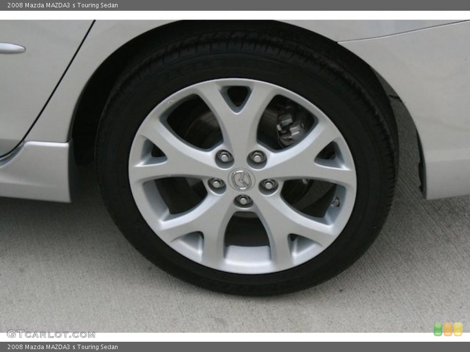 2008 Mazda MAZDA3 s Touring Sedan Wheel and Tire Photo #41840897