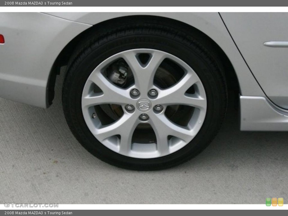 2008 Mazda MAZDA3 s Touring Sedan Wheel and Tire Photo #41840909