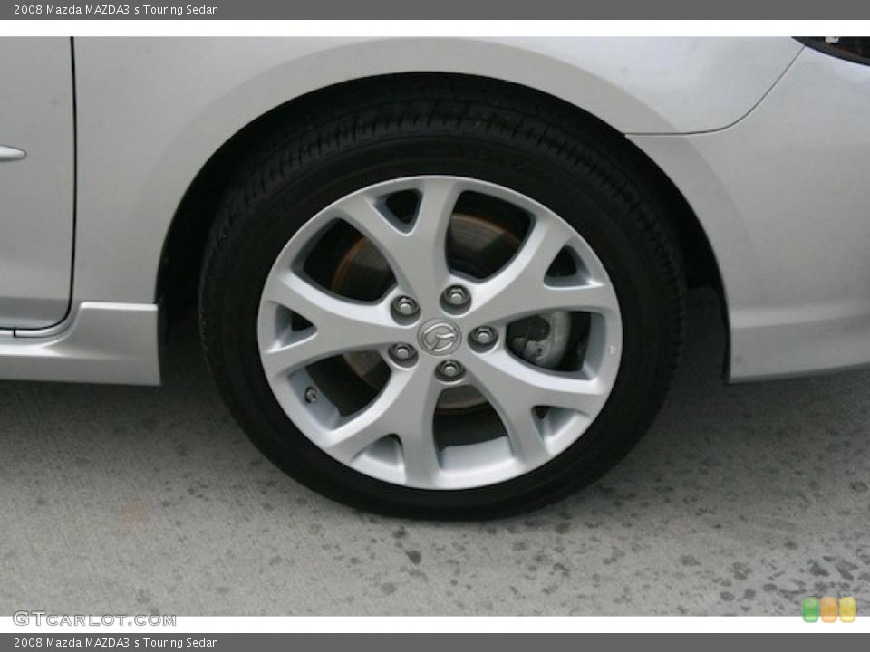 2008 Mazda MAZDA3 s Touring Sedan Wheel and Tire Photo #41840925