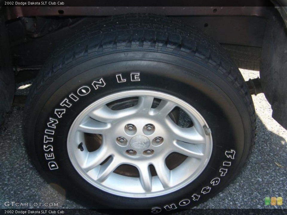 2002 Dodge Dakota SLT Club Cab Wheel and Tire Photo #41841145