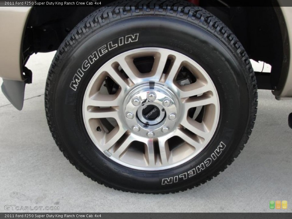 2011 Ford F250 Super Duty King Ranch Crew Cab 4x4 Wheel and Tire Photo #41856558