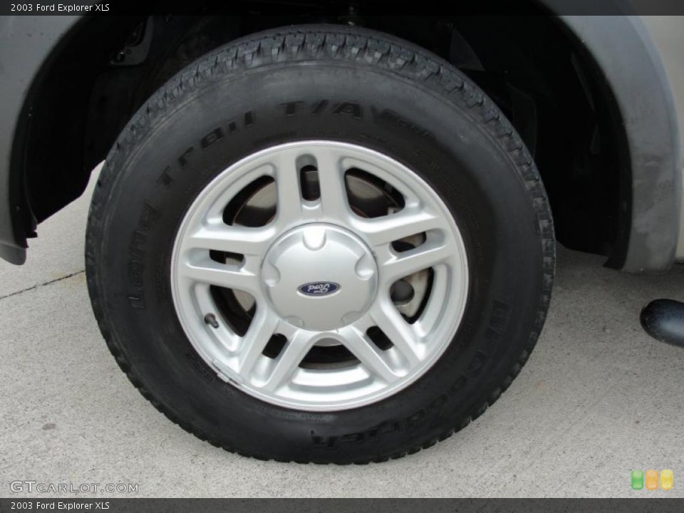 2003 Ford Explorer XLS Wheel and Tire Photo #41858886