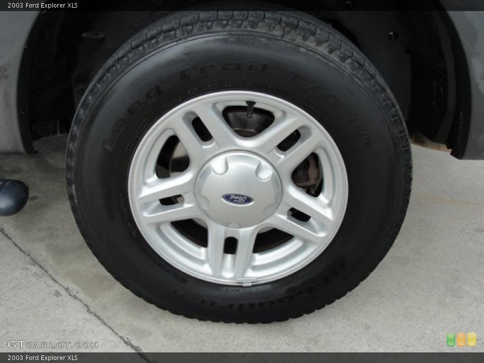 2003 Ford Explorer XLS Wheel and Tire Photo #41858898