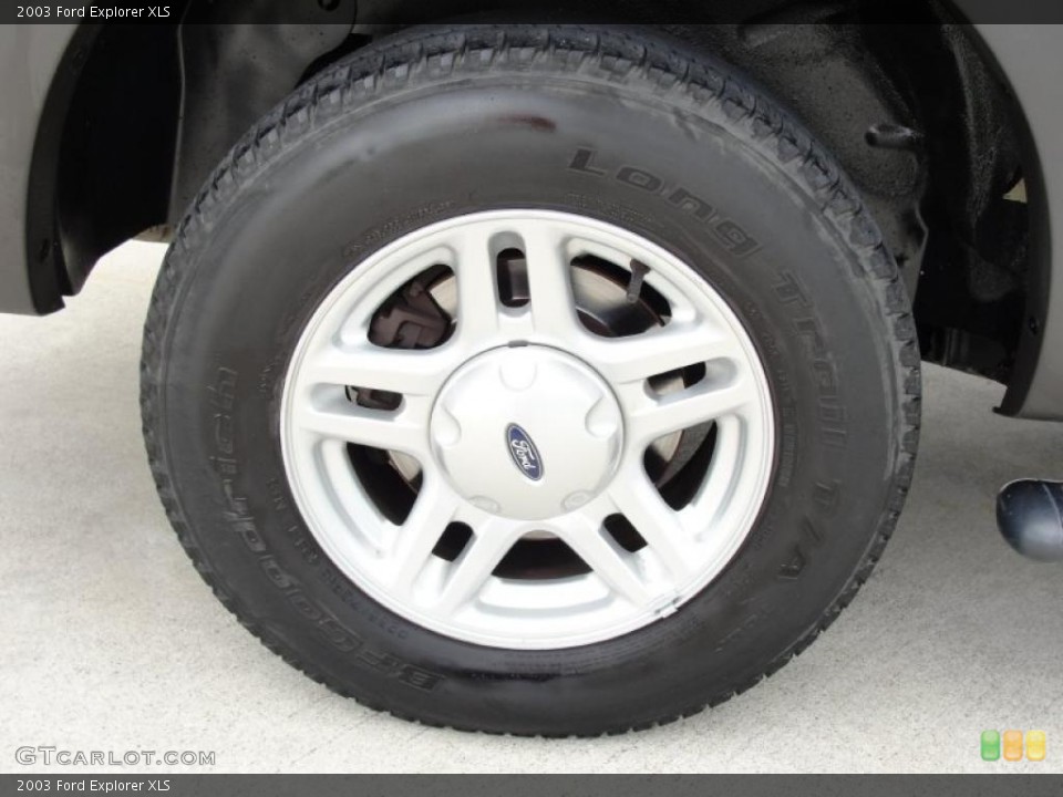 2003 Ford Explorer XLS Wheel and Tire Photo #41858914