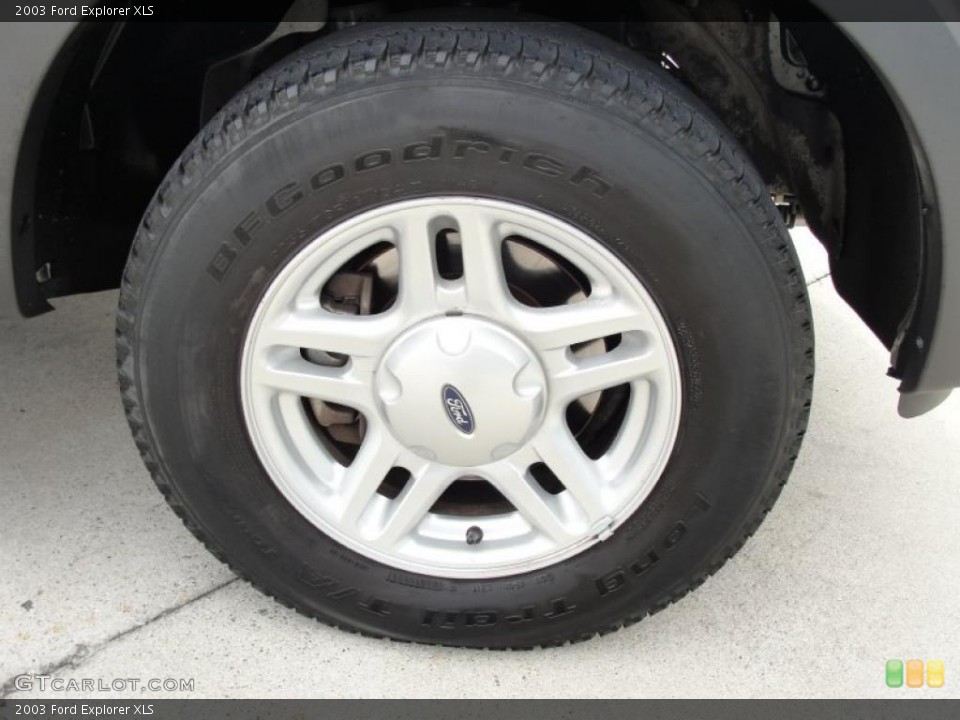 2003 Ford Explorer XLS Wheel and Tire Photo #41858930