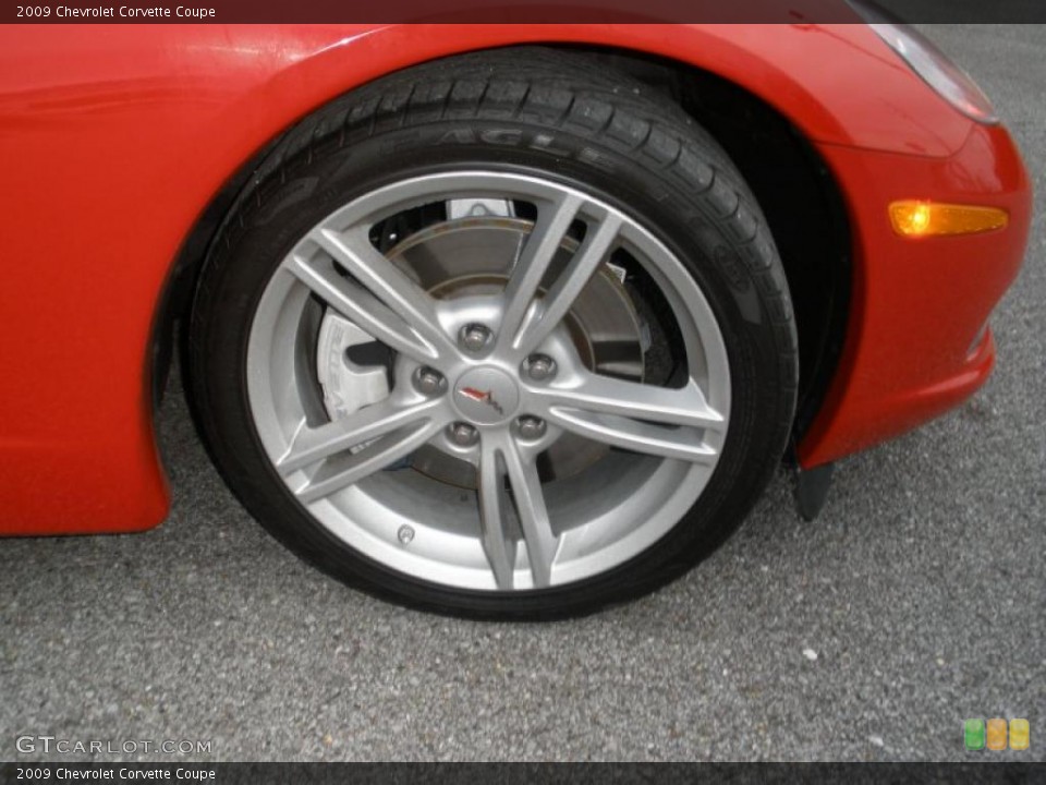 2009 Chevrolet Corvette Coupe Wheel and Tire Photo #41863462