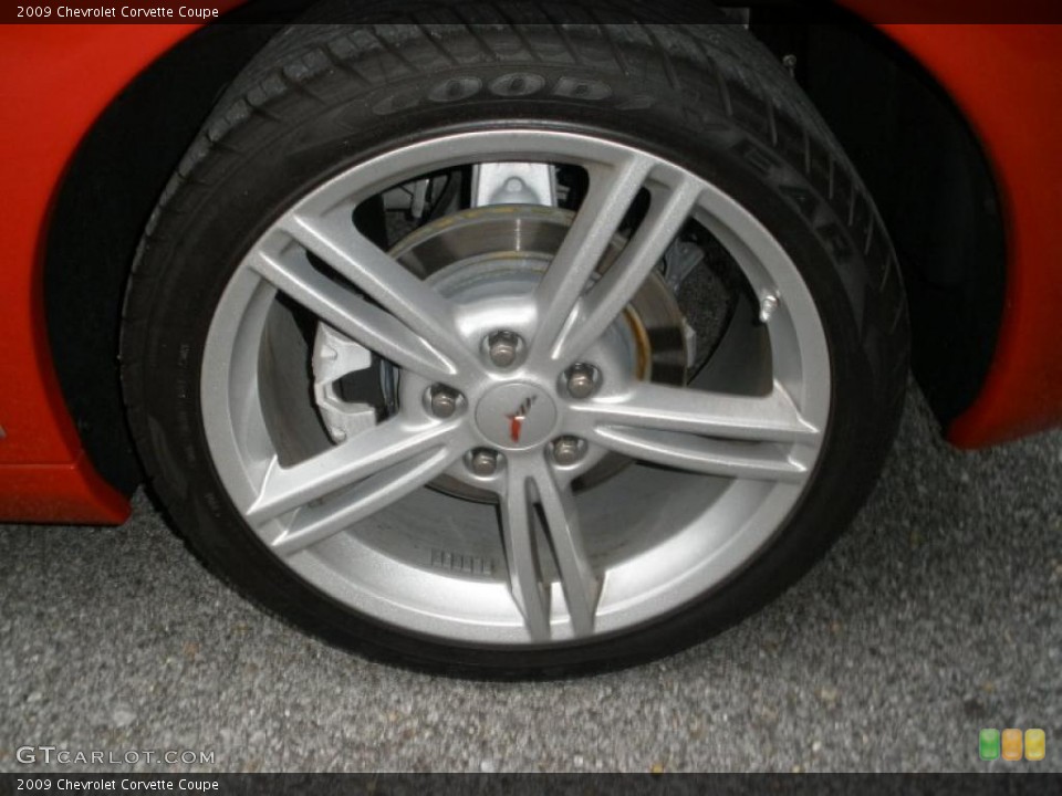 2009 Chevrolet Corvette Coupe Wheel and Tire Photo #41863502
