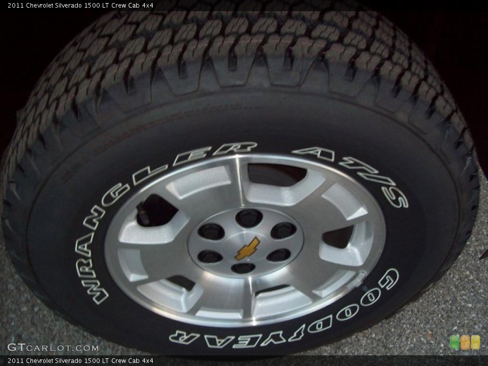 2011 Chevrolet Silverado 1500 LT Crew Cab 4x4 Wheel and Tire Photo #41864254