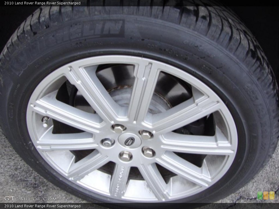 2010 Land Rover Range Rover Supercharged Wheel and Tire Photo #41868705