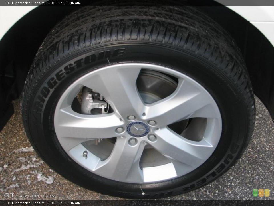 2011 Mercedes-Benz ML 350 BlueTEC 4Matic Wheel and Tire Photo #41870897