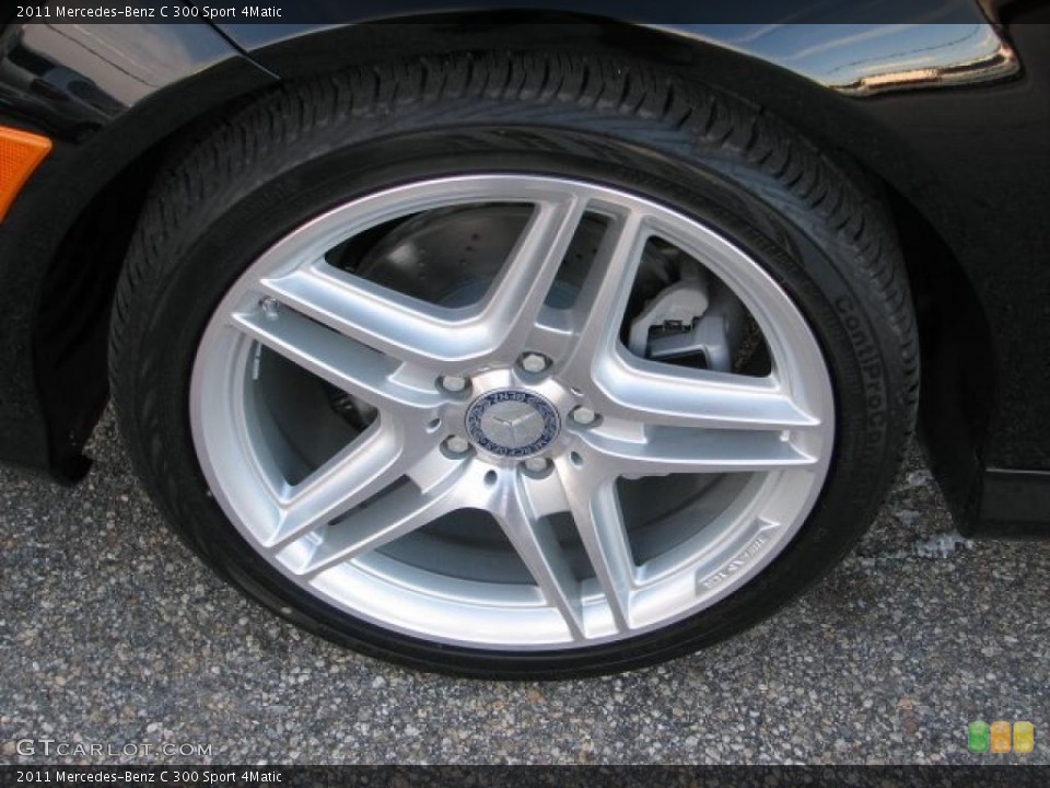 2011 Mercedes-Benz C 300 Sport 4Matic Wheel and Tire Photo #41871195