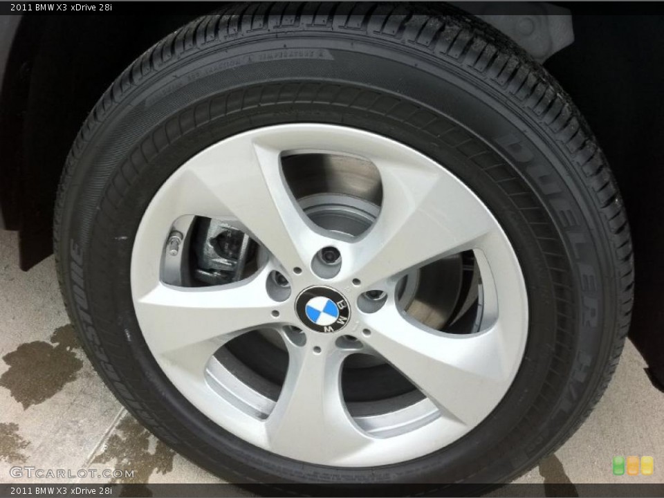 2011 BMW X3 xDrive 28i Wheel and Tire Photo #41874438