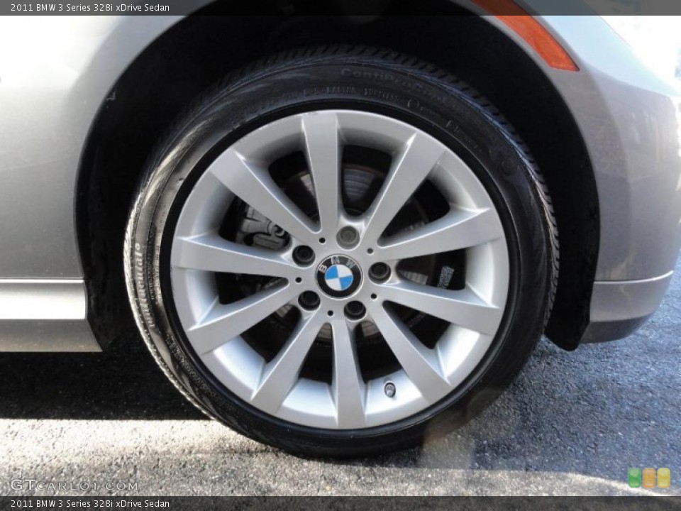 2011 BMW 3 Series 328i xDrive Sedan Wheel and Tire Photo #41874574