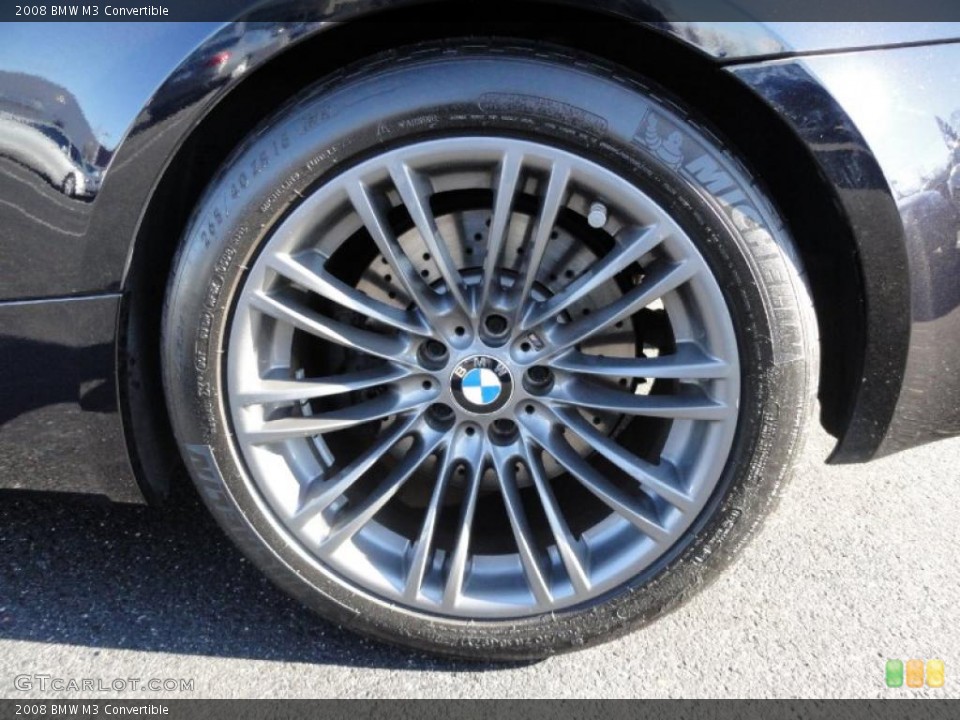 2008 BMW M3 Convertible Wheel and Tire Photo #41875874