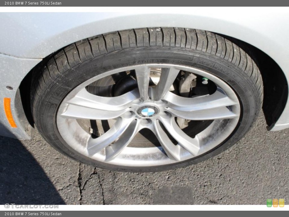 2010 BMW 7 Series 750Li Sedan Wheel and Tire Photo #41876838