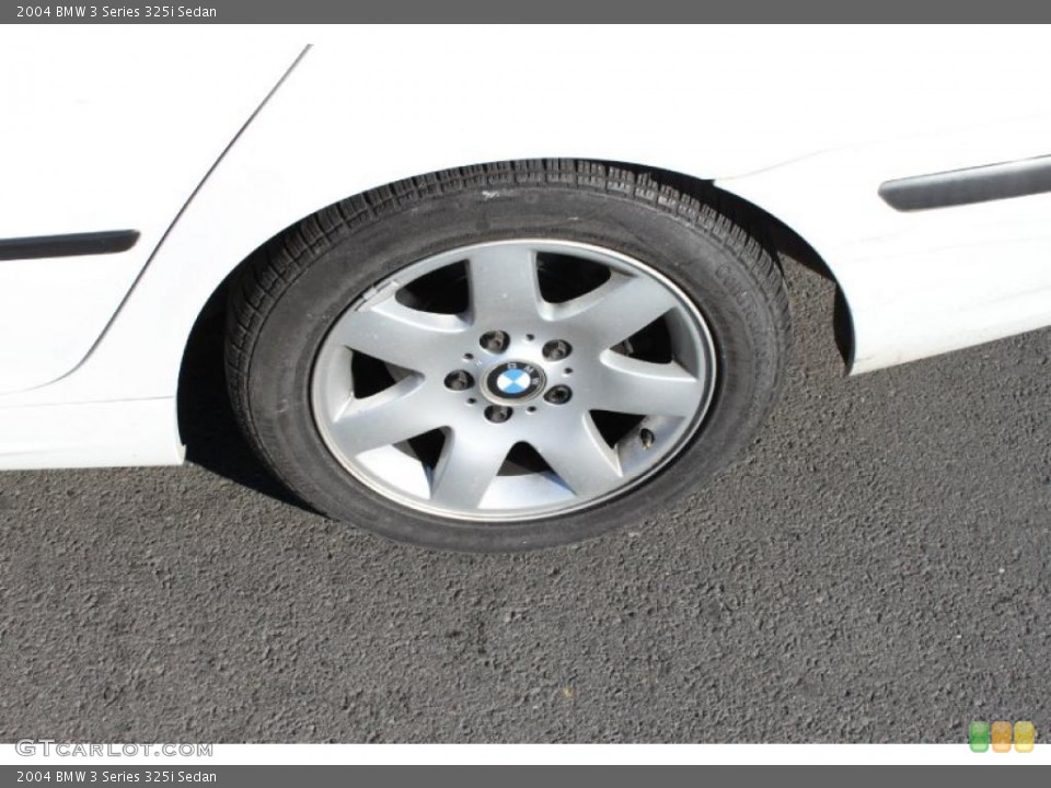 2004 BMW 3 Series 325i Sedan Wheel and Tire Photo #41877394