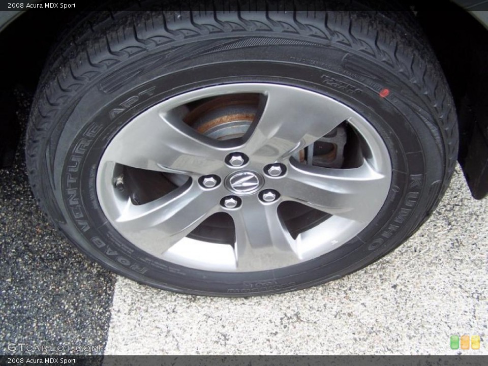 2008 Acura MDX Sport Wheel and Tire Photo #41891538