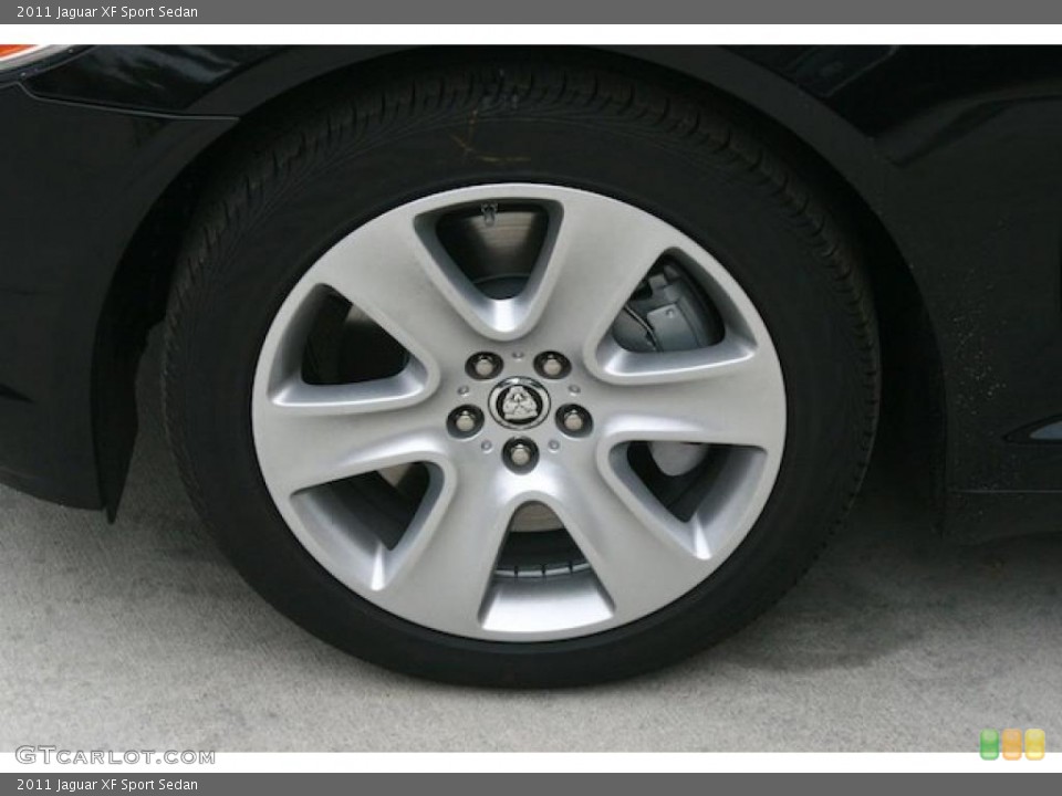 2011 Jaguar XF Sport Sedan Wheel and Tire Photo #41896640