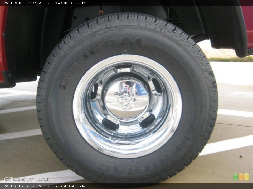 2011 Dodge Ram 3500 HD ST Crew Cab 4x4 Dually Wheel and Tire Photo #41897296