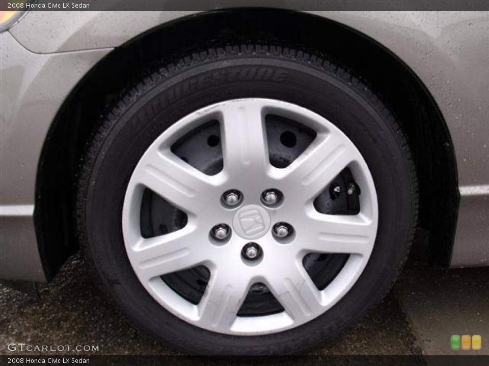 2008 Honda Civic LX Sedan Wheel and Tire Photo #41899632