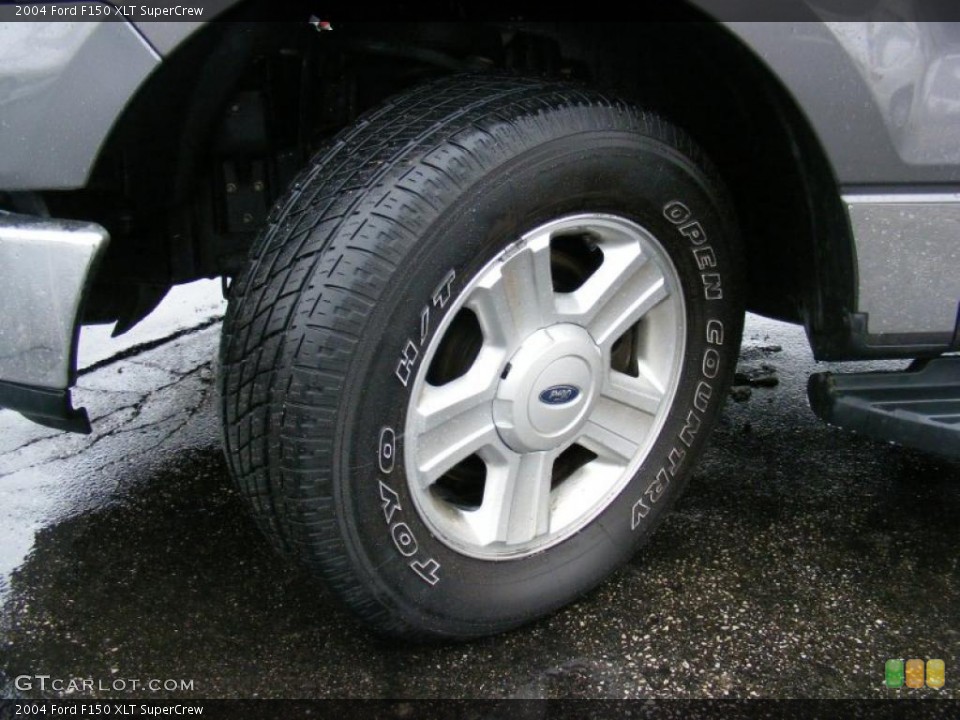 2004 Ford F150 XLT SuperCrew Wheel and Tire Photo #41902368
