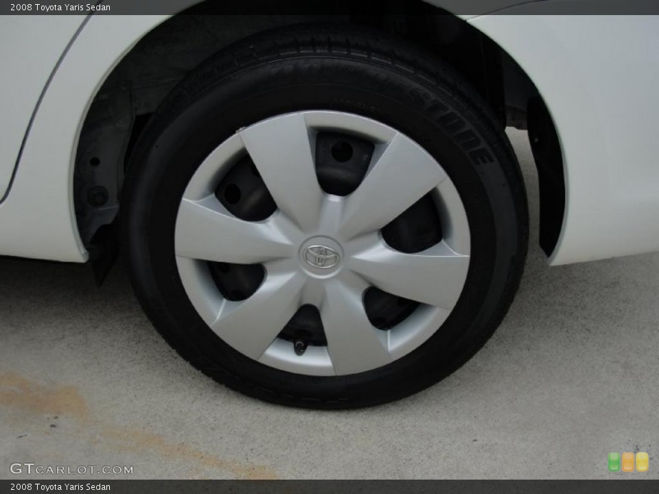 2008 Toyota Yaris Sedan Wheel and Tire Photo #41924723