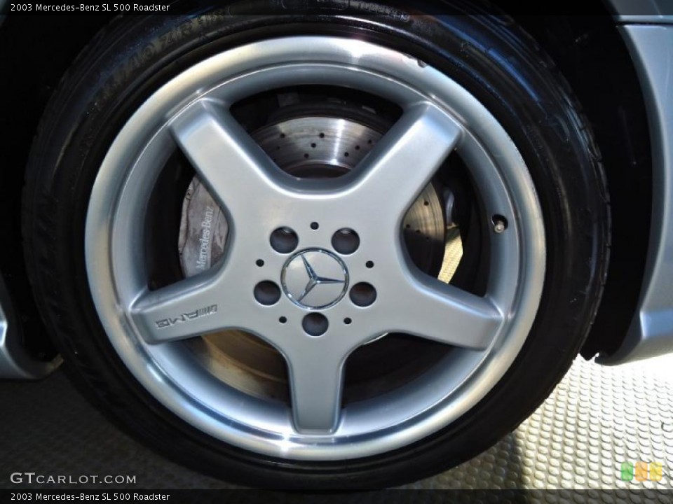 2003 Mercedes-Benz SL 500 Roadster Wheel and Tire Photo #41924859