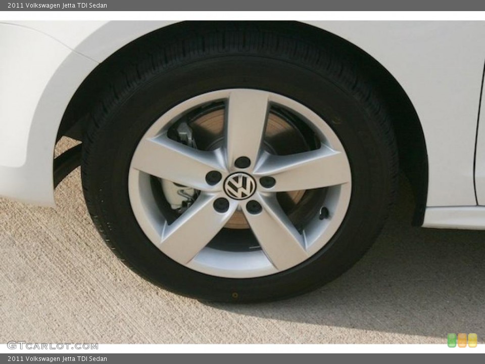 2011 Volkswagen Jetta TDI Sedan Wheel and Tire Photo #41931201