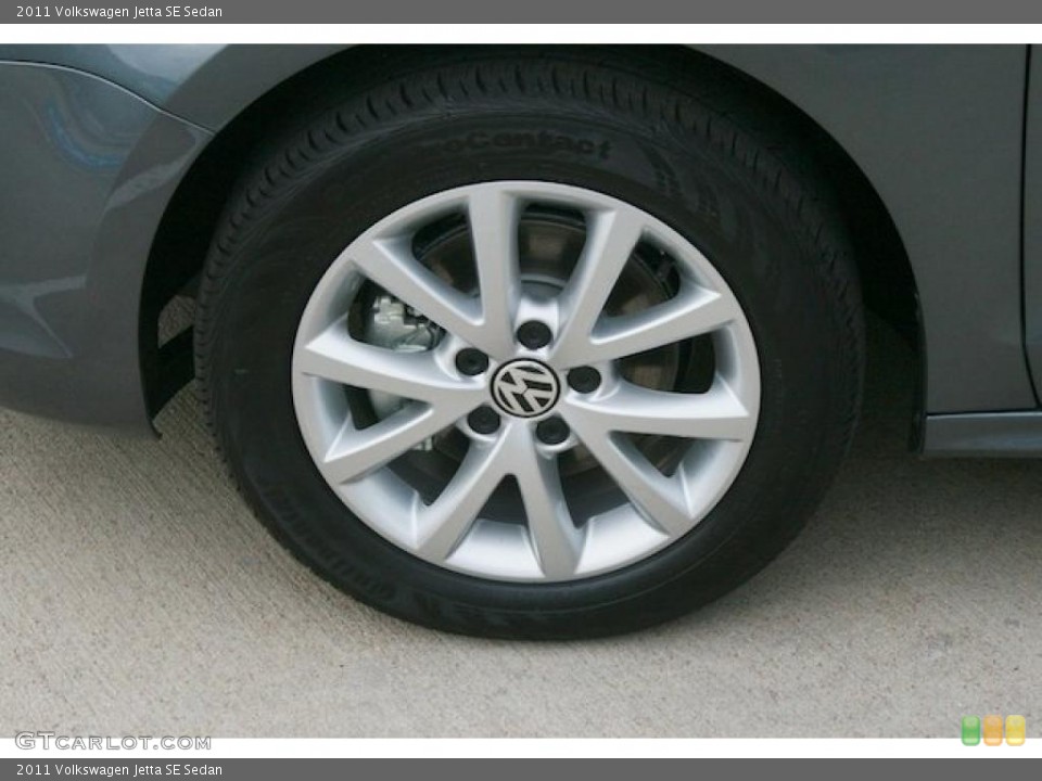 2011 Volkswagen Jetta SE Sedan Wheel and Tire Photo #41931592