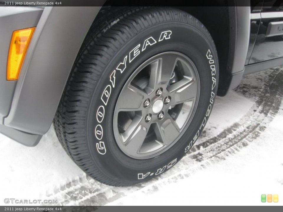 2011 Jeep Liberty Renegade 4x4 Wheel and Tire Photo #41948932