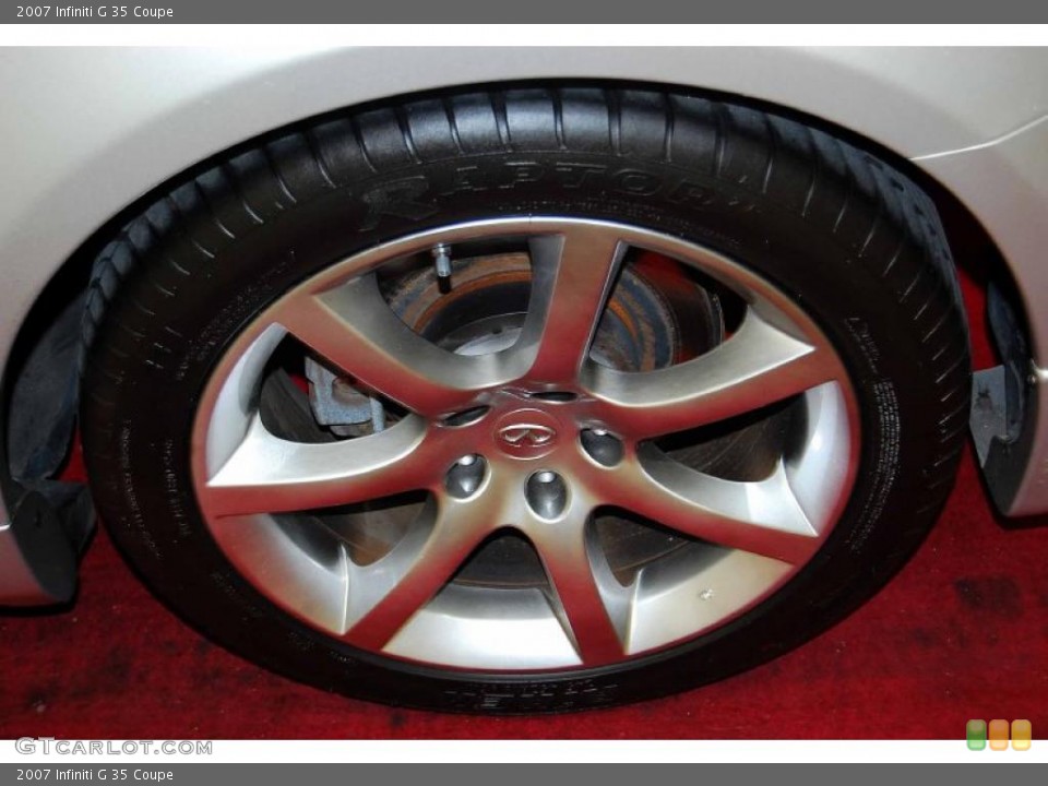 2007 Infiniti G 35 Coupe Wheel and Tire Photo #41950144