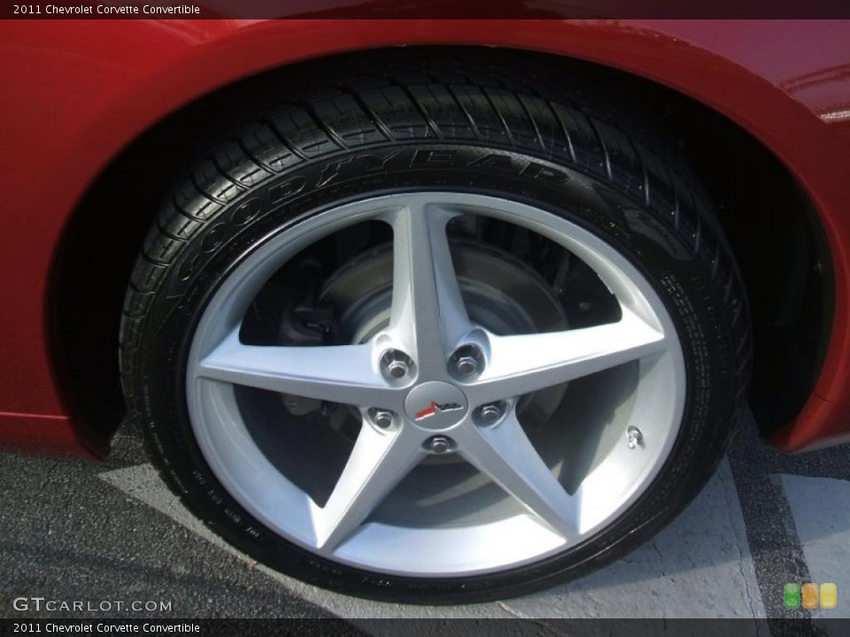2011 Chevrolet Corvette Convertible Wheel and Tire Photo #41991015