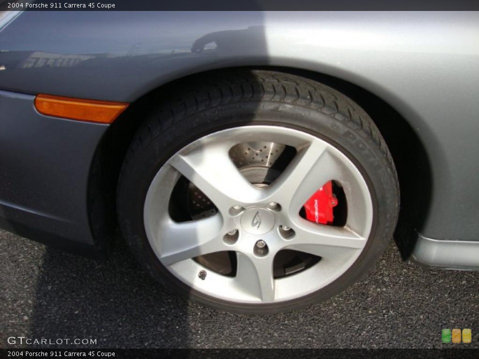 2004 Porsche 911 Carrera 4S Coupe Wheel and Tire Photo #42011644