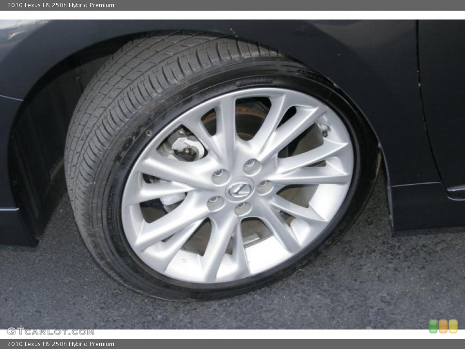 2010 Lexus HS 250h Hybrid Premium Wheel and Tire Photo #42025050