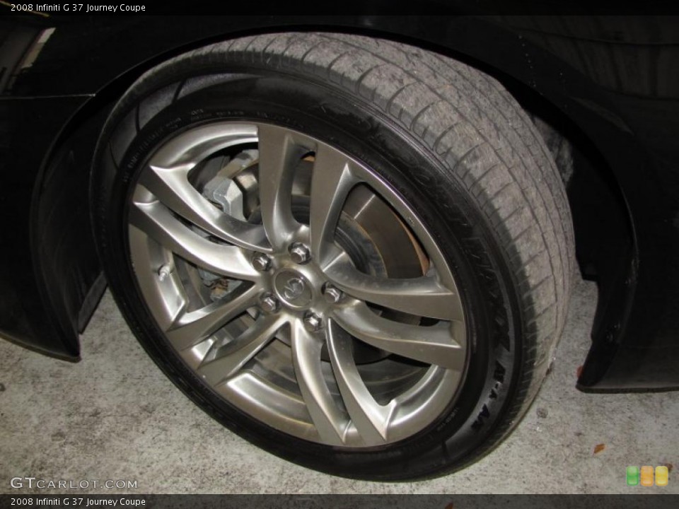 2008 Infiniti G 37 Journey Coupe Wheel and Tire Photo #42032799