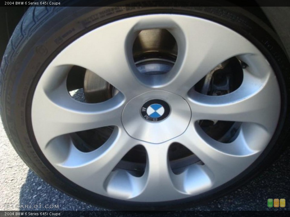 2004 BMW 6 Series 645i Coupe Wheel and Tire Photo #42040203