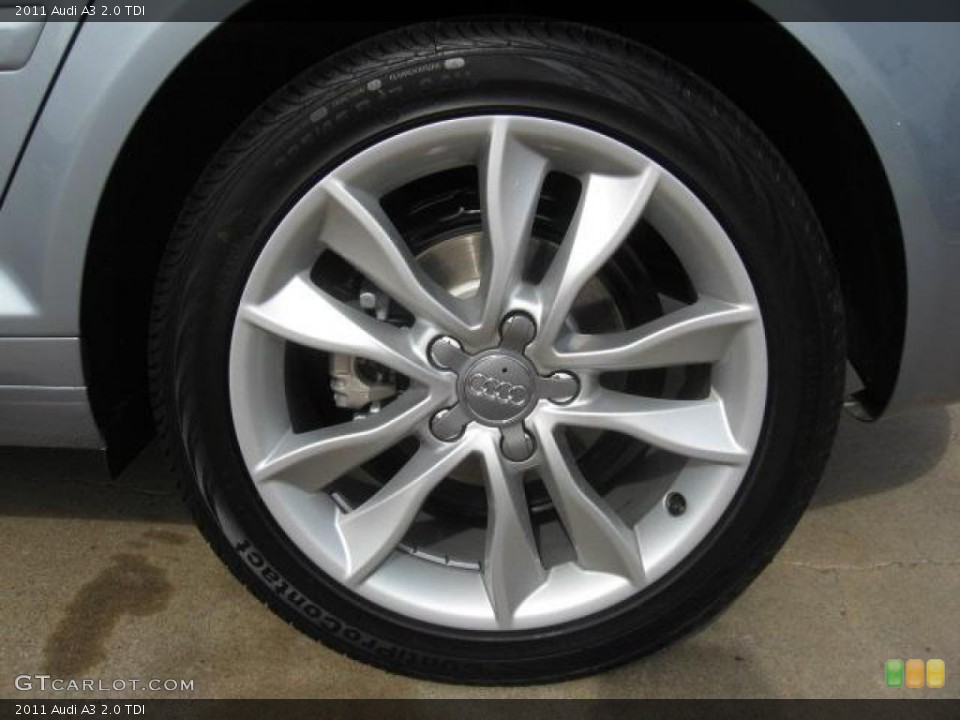 2011 Audi A3 2.0 TDI Wheel and Tire Photo #42046736