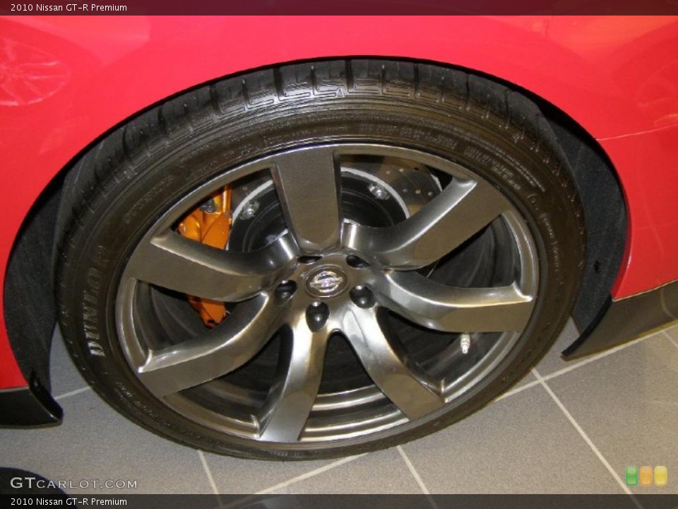 2010 Nissan GT-R Premium Wheel and Tire Photo #42071239