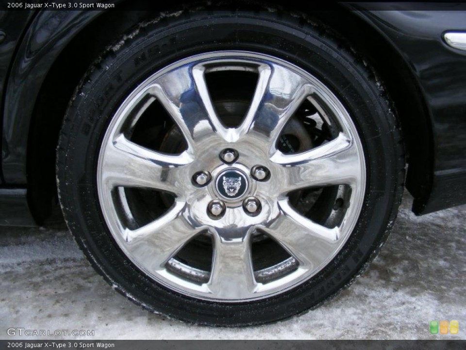 2006 Jaguar X-Type 3.0 Sport Wagon Wheel and Tire Photo #42071391