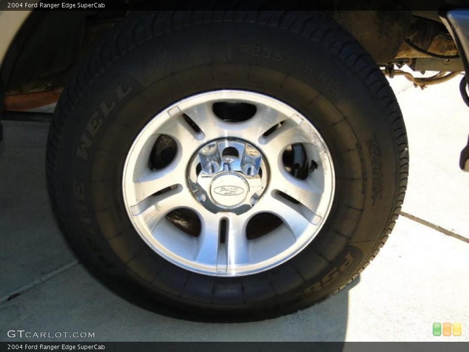 2004 Ford Ranger Edge SuperCab Wheel and Tire Photo #42077963