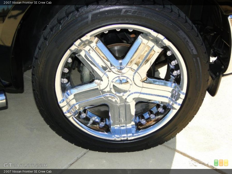 2007 Nissan Frontier Custom Wheel and Tire Photo #42081027